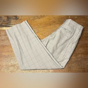 Stacy Adams Men’s Dress Pants - Tan Flannel Pattern - Size Large  42 X 35